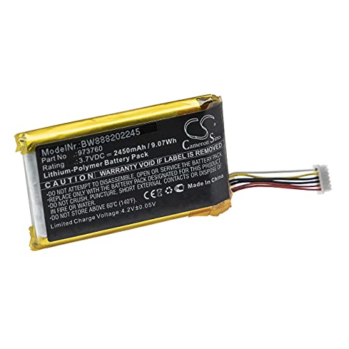 vhbw Akku Ersatz für DJI 973760 für Drohne Controller (2450mAh, 3,7V, Li-Polymer) von vhbw