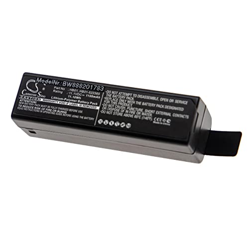 vhbw Akku Ersatz für DJI HB01, HB01-522365 für Kamera (1100 mAh, 11,1 V, Li-Polymer) von vhbw