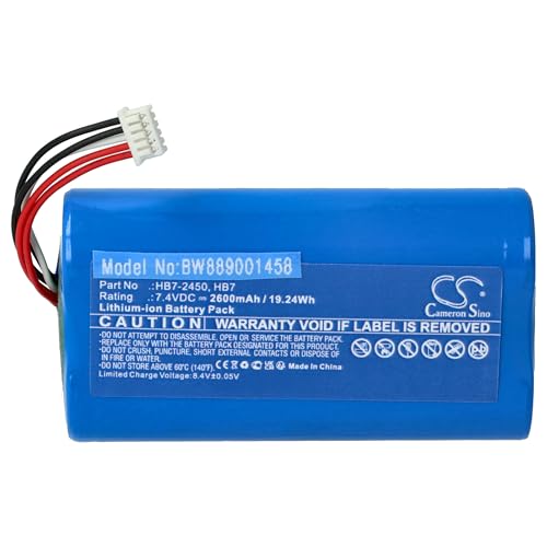 vhbw Akku Ersatz für DJI HB7, HB7-2450 für Drohne Controller (2600 mAh, 7,4 V, Li-Ion) von vhbw