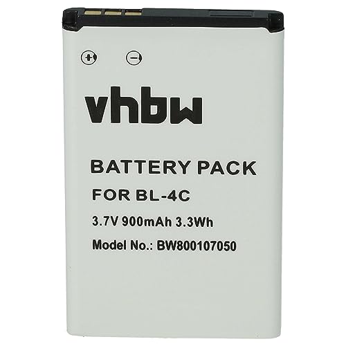 vhbw Akku Ersatz für Emporia AK-C140 für Handy Smartphone Telefon (900mAh, 3,7V, Li-Ion) von vhbw