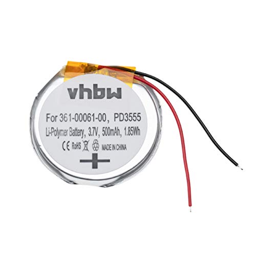 vhbw Akku Ersatz für Garmin PD3555w, 361-00061-00, PD3555 für Smartwatch Uhr Fitnessarmband (500 mAh, 3,7 V, Li-Polymer) von vhbw