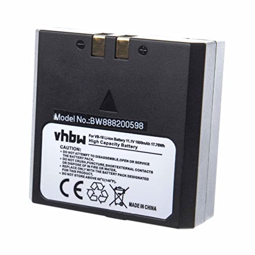 vhbw Akku Ersatz für Godox VB18, VB19 für Blitzgerät, Kamera-Blitz (1600mAh, 11,1V, Li-Ion) von vhbw
