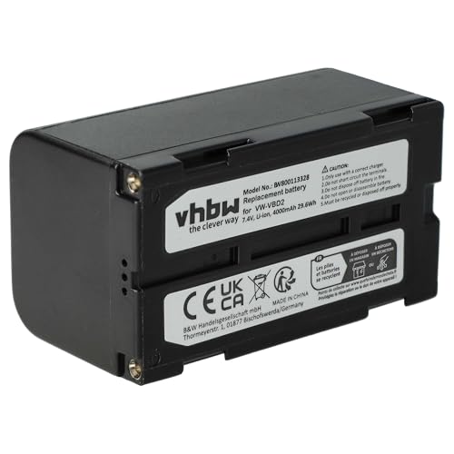 vhbw Akku Ersatz für Hitachi M-BPL30, VM-BPL13, VM-BPL13A, VM-BPL13J, VM-BPL27 für Videokamera Camcorder (4000mAh, 7,4V, Li-Ion) von vhbw