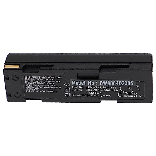 vhbw Akku Ersatz für JVC BN-V712, BN-V712U, BN-V714, BN-V714U für Videokamera Camcorder (3400mAh, 3,7V, Li-Ion) von vhbw