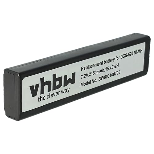 vhbw Akku Ersatz für Kodak 11040510, 4E0111, DR17AA für Kamera (2150mAh, 7,2V, NiMH) von vhbw