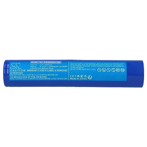 vhbw Akku Ersatz für Maglite ILIF-3006526 für Taschenlampe Kopflampe (3200 mAh, 6,4 V, Li-Ion) von vhbw