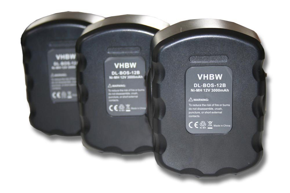 vhbw Akku Ersatz für Orgapack 2179.150, 2179.155 für Elektrowerkzeug Akku NiMH 3000 mAh (12 V) von vhbw