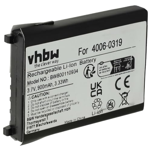 vhbw Akku Ersatz für PSC 633808510046 für Barcodescanner POS (900mAh, 3,7V, Li-Ion) von vhbw