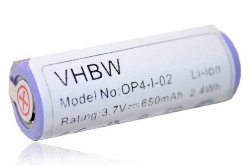 vhbw Akku Ersatz für Philips KR112RRL, US14430VR für Rasierer Haarschneider (650mAh, 3,7V, Li-Ion) von vhbw