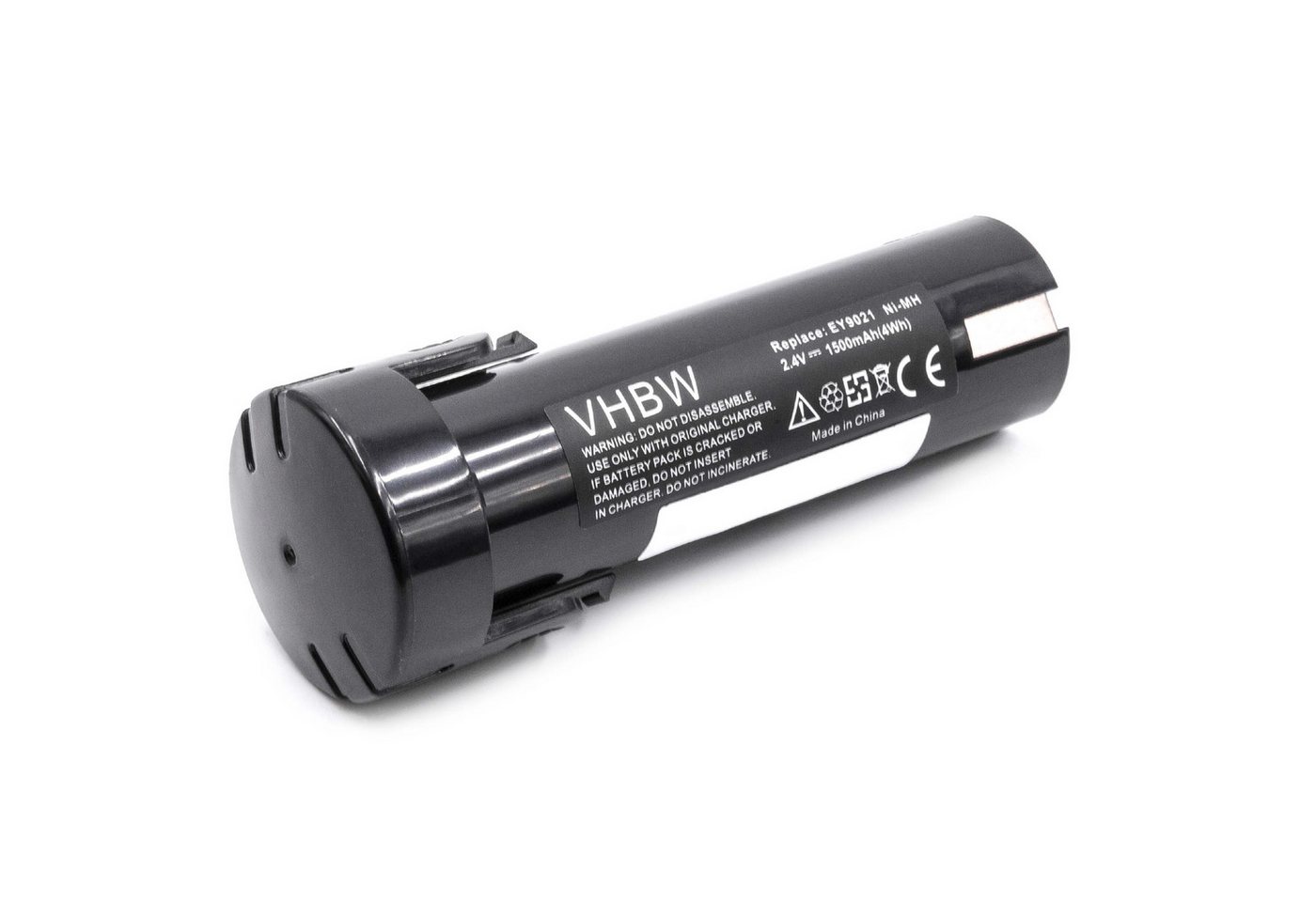 vhbw Akku Ersatz für Weidmüller 9007450000 für Elektrowerkzeug (1500mAh, 2,4V, NiMH) 1500 mAh von vhbw