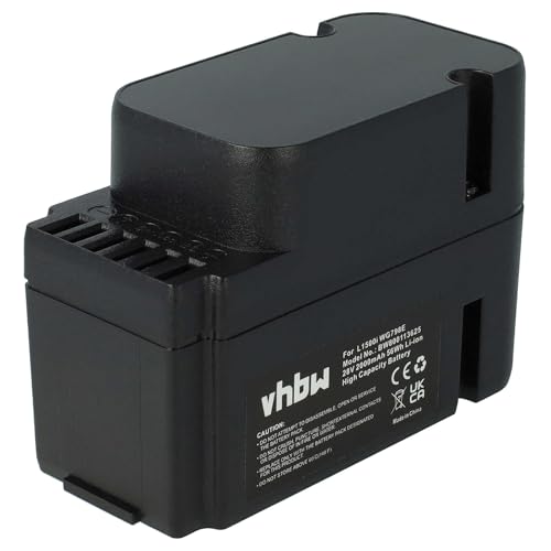 vhbw Akku Ersatz für Worx WA3226 für Rasenmäher (2000mAh, 28V, Li-Ion) von vhbw