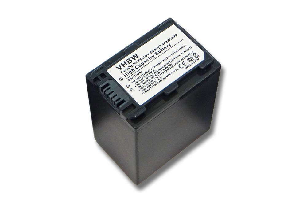 vhbw passend für Sony Alpha DSLR-A390, DSLR-A390L, DSLR-A390Y Camcorder Kamera-Akku Li-Ion 3300 mAh von vhbw