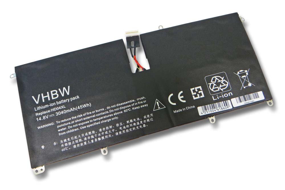 vhbw Akku Laptop-Akku Li-Ion 3040 mAh (14,8 V) von vhbw