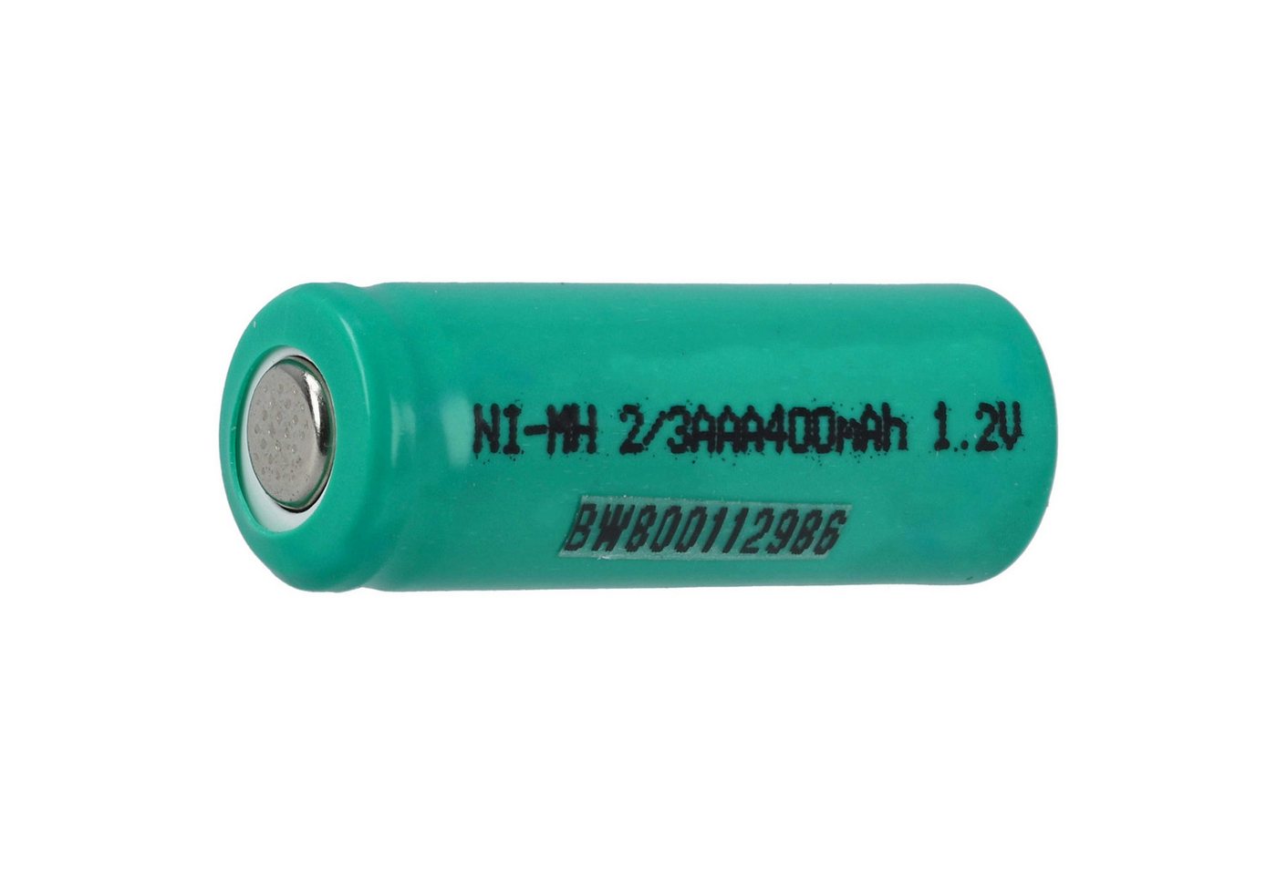 vhbw Ersatz für 2/3AAA für (400 mAh, 1,2 V, NiMH) Akku NiMH 400 mAh von vhbw