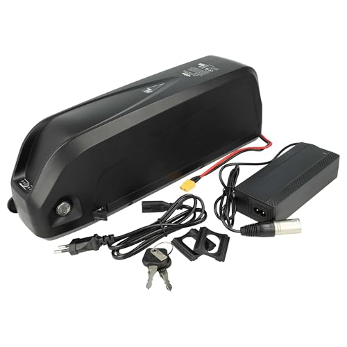 vhbw Akku für E-Bike Elektrofahrrad mit 100 W, 350 W, 500W, 700 W Motoren (20,8 Ah, 36 V, Li-Ion) + Ladegerät - Schwarz von vhbw