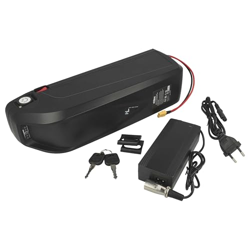 vhbw Akku für E-Bike Elektrofahrrad mit 100 W, 350 W, 500W, 700 W Motoren (23,2 Ah, 36 V, Li-Ion) + Ladegerät - Schwarz von vhbw