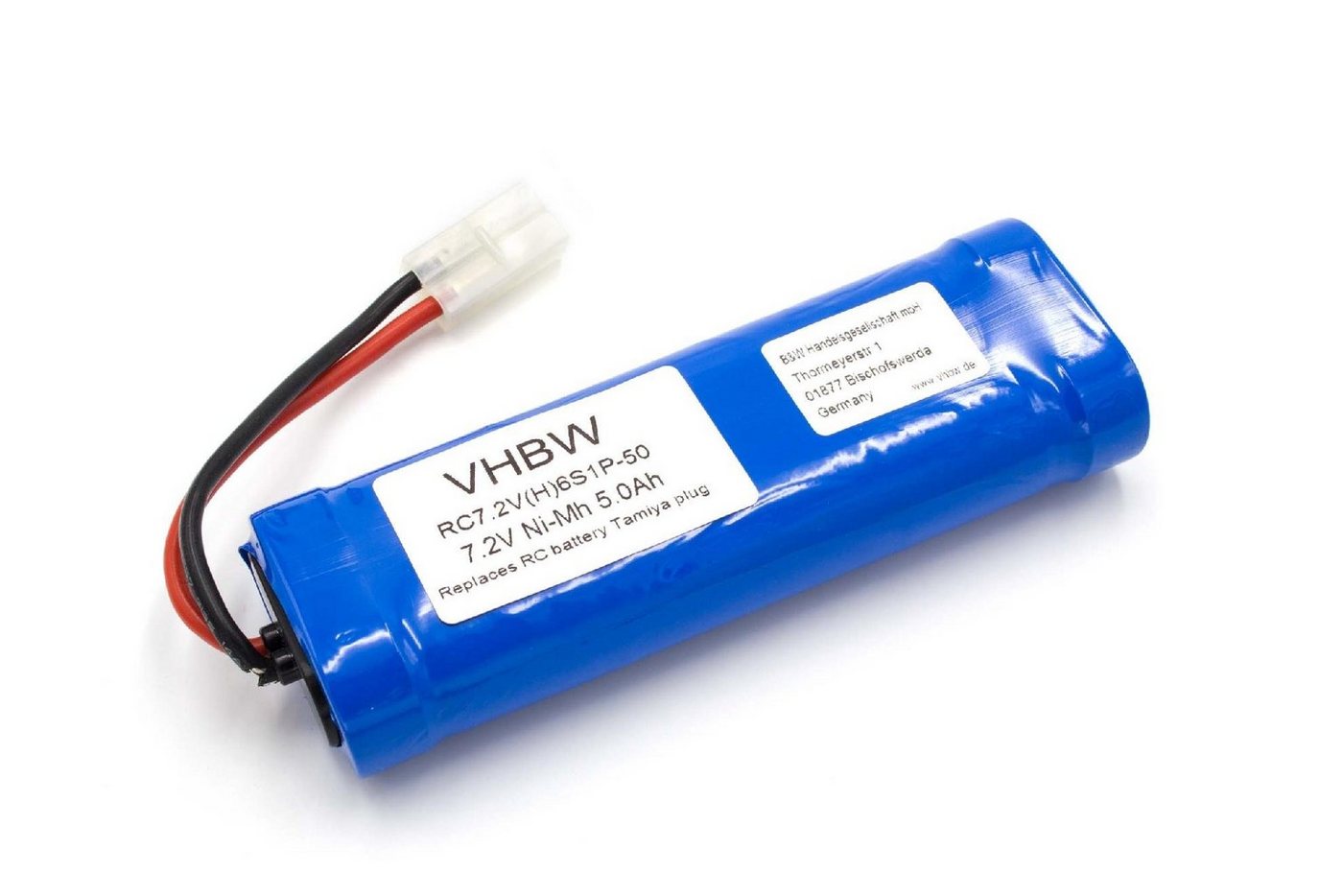 vhbw Akku für Modellbau (5000mAh, 7,2V, NiMH) 5000 mAh von vhbw