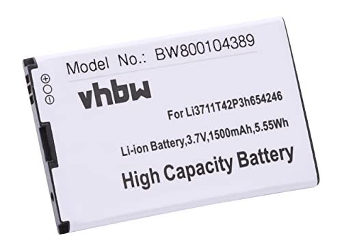 vhbw Akku kompatibel mit 1&1 Mobiler WLAN Router MF30, MF60 Handy Smartphone Telefon (1500mAh, 3,7V, Li-Ion) von vhbw