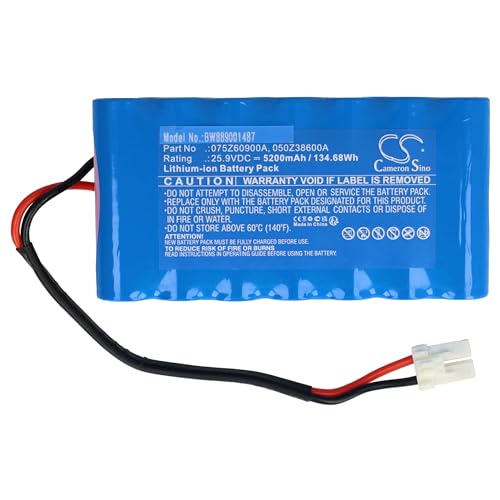 vhbw Akku kompatibel mit Ambrogio Twenty Quad, ZR Rasenmäher (5200mAh, 25,9V, Li-Ion) von vhbw