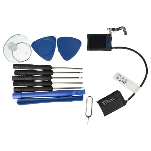 vhbw Akku kompatibel mit Apple AirPods Max Wireless Headset Kopfhörer (664 mAh, 3,81 V, Li-Polymer) + Werkzeug-Set von vhbw