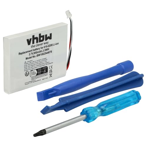 vhbw Akku kompatibel mit Apple iPod Photo M9830DK/A, M9830FD/A, M9830FE/A, M9830J/A MP3-Player Musik Player (900mAh, 3,7V, Li-Ion) von vhbw