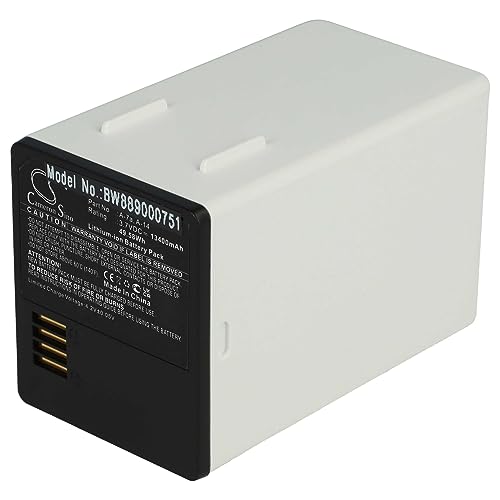 vhbw Akku kompatibel mit Arlo Pro 3 FB1001, 4 XL HDR, 4XL, 5S, 3, 4 Knopfkamera, getarnte Kamera (13400 mAh, 3,7 V, Li-Ion) von vhbw