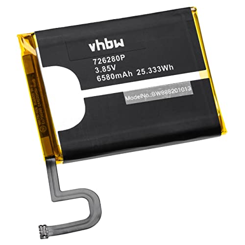 vhbw Akku kompatibel mit Blackview BV6800, BV6800 Pro Handy Smartphone Telefon (6580mAh, 3,85V, Li-Ion) + Werkzeug von vhbw