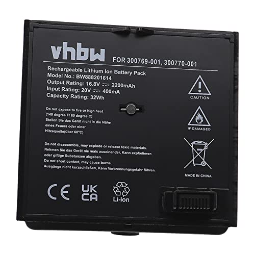 vhbw Akku kompatibel mit Bose 350160-1100, SoundDock Lautsprecher Boxen Speaker (2200mAh, 16,8V, Li-Ion) von vhbw
