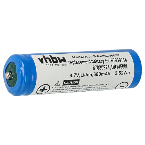 vhbw Akku kompatibel mit Braun Contour Pro System Plus Limited Rasierer Haarschneider (680mAh, 3,7V, Li-Ion) von vhbw