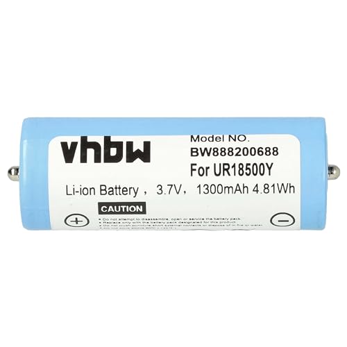 vhbw Akku kompatibel mit Braun Pulsonic 5671, 5673, 5674, 9565 (5674), 9566, 9585 (5673), 9595 (5671) Rasierer Haarschneider (1300mAh, 3.7V, Li-Ion) von vhbw