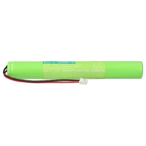 vhbw Akku kompatibel mit Casio QT-6000, QT-6100, QT-6200, QT-6600 Barcodescanner POS (2000 mAh, 3,6 V, NiMH) von vhbw