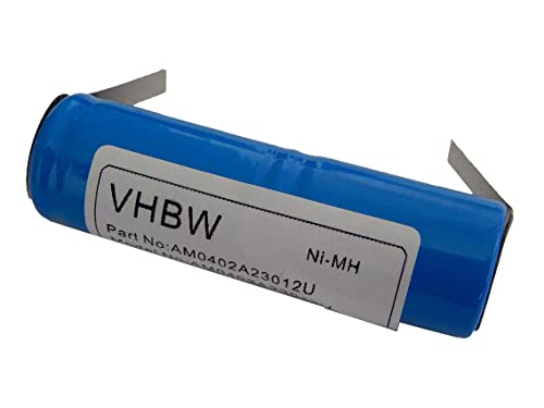 vhbw Akku kompatibel mit CuraMed Dentasonic elektrische Zahnbürste (1200mAh, 2,4V, NiMH) von vhbw