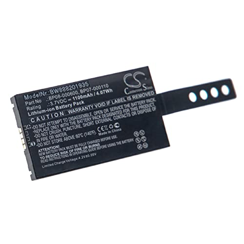 vhbw Akku kompatibel mit Datalogic Memor NFP Barcodescanner POS (1100mAh, 3,7V, Li-Ion) von vhbw