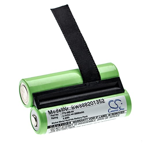 vhbw Akku kompatibel mit Demag DRC10 Industrie-Funkfernsteuerung Fernbedienung (2000mAh, 2,4V, NiMH) von vhbw