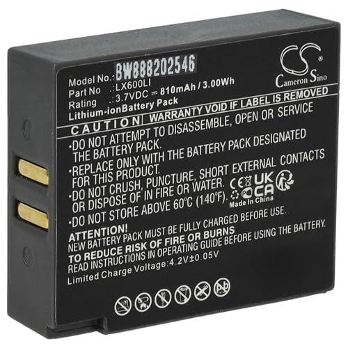 vhbw Akku kompatibel mit Eartec HUB, Hub Systems, HUB HD Mini-Base, HUB5S Wireless Headset Kopfhörer (810mAh, 3,7V, Li-Ion) von vhbw