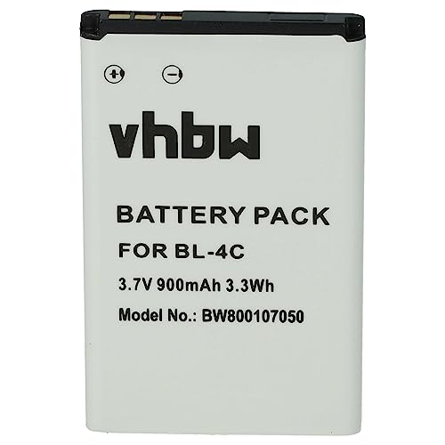 vhbw Akku kompatibel mit Emporia Seniorentelefon Telme C140 Handy Smartphone Telefon (900mAh, 3,7V, Li-Ion) - Ersatz für Emporia AK-C140 von vhbw