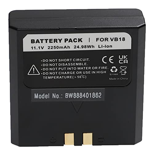 vhbw Akku kompatibel mit Flashpoint VB-18, Zoom Li-on Flash, Zoom Li-on R2 TTL Blitzgerät, Kamera-Blitz (2250mAh, 11,1V, Li-Ion) von vhbw