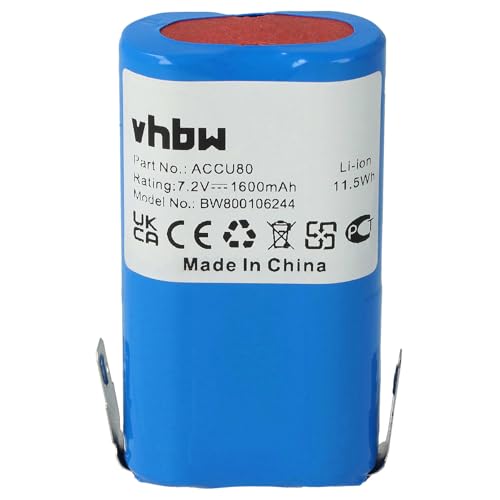 vhbw Akku kompatibel mit Gardena Accu80 8824 Heckenschere Strauchschere Rasenschere Gartenschere (1600mAh, 7,2V, Li-Ion) von vhbw