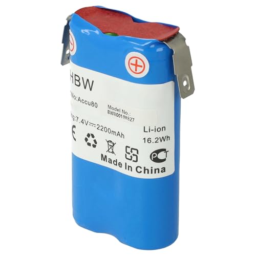 vhbw Akku kompatibel mit Gardena Accu80 8824 Heckenschere Strauchschere Rasenschere Gartenschere (2200mAh, 7,2V, Li-Ion) von vhbw
