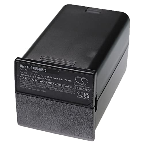 vhbw Akku kompatibel mit Godox AD200, AD200 Pro Blitzgerät, Kamera-Blitz (2900mAh, 14,4V, Li-Ion) von vhbw