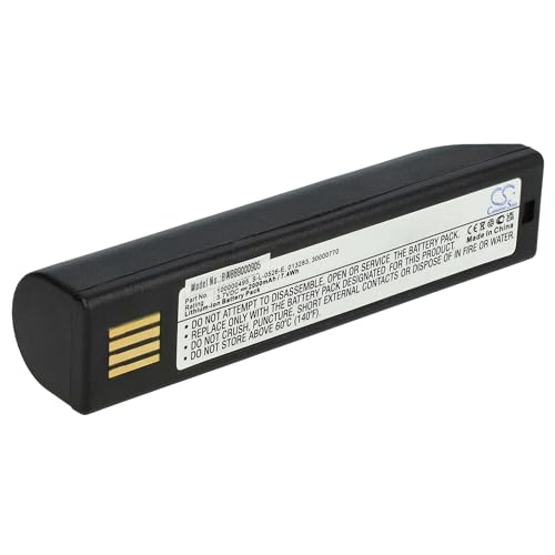 vhbw Akku kompatibel mit Honeywell Voyager 1202 Barcodescanner POS (2000 mAh, 3,7 V, Li-Ion) von vhbw
