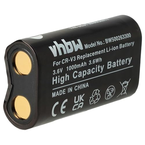 vhbw Akku kompatibel mit Kodak EasyShare Z812is, DX3900, DX4330, DX4530, DX4900, DX6340, Z650, Z700, Z740 Kamera (1000 mAh, 3,6 V, Li-Ion) von vhbw