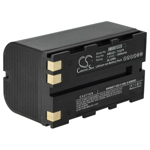 vhbw Akku kompatibel mit Leica SR530 GPS, Stonex R6+ Lasermessgerät, Messgerät (6800mAh, 7,4V, Li-Ion) von vhbw