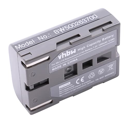 vhbw Akku kompatibel mit Medion MD9021, MD9021n, MD9035, MD9035n, MD9069, MD9069n, MD9090 Videokamera Camcorder (600mAh, 7,2V, Li-Ion) von vhbw