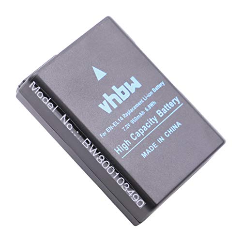 vhbw Akku kompatibel mit Nikon CoolPix P7000, P7100, P7700 Kamera Digicam DSLR (950mAh, 7,2V, Li-Ion) mit Infochip von vhbw