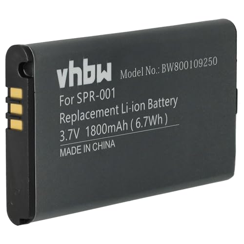 vhbw Akku kompatibel mit Nintendo 3DS LL, 3DS XL, DS XL 2015, New 3DS XL Ersatz für Nintendo SPR-001, SPR-003, SPR-A-BPAA-CO Spielekonsole (1800mAh, 3,7V, Li-Ion) von vhbw