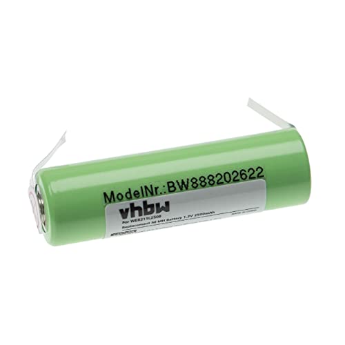 vhbw Akku kompatibel mit Panasonic ER200, ER210, ER211 Rasierer Haarschneider (2500mAh, 1,2V, NiMH) von vhbw