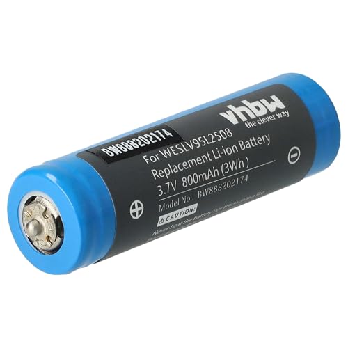 vhbw Akku kompatibel mit Panasonic ES-8109, ES-8161, ES-8162, ES-8163, ES-8168 Rasierer Haarschneider (800mAh, 3,7V, Li-Ion) von vhbw