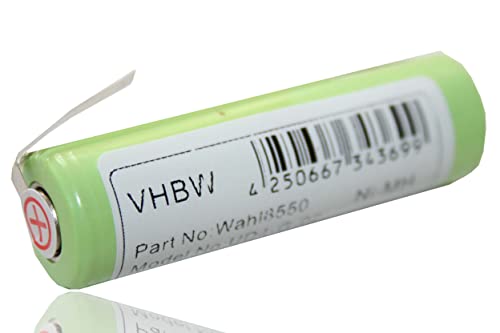 vhbw Akku kompatibel mit Philips HQ7310, HQ7320, HQ7330, HQ7340, HQ7350, HQ7360 Rasierer Haarschneider (2000mAh, 1,2V, NiMH) von vhbw