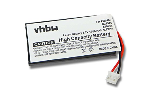 vhbw Akku kompatibel mit Philips Pronto TSU-9400, TSU-9300 Fernbedienung Remote Control (1700 mAh, 3,7 V, Li-Ion) von vhbw